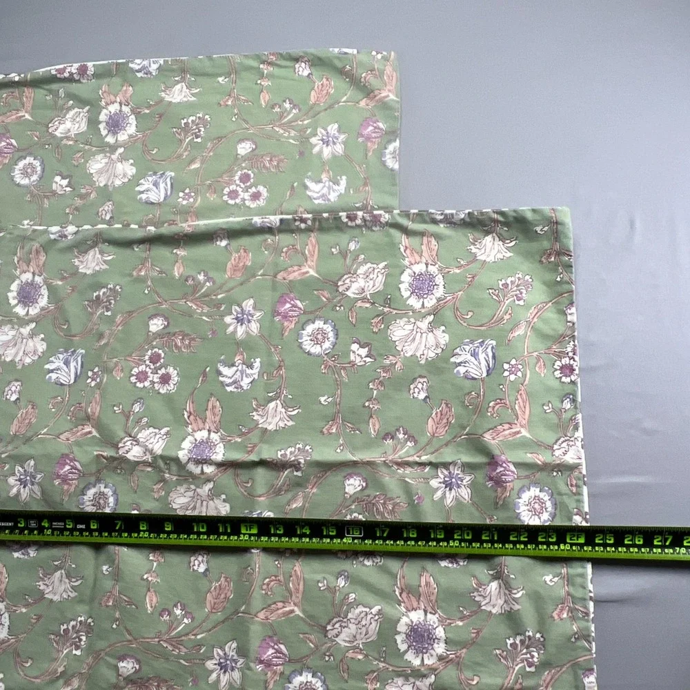 Set Of 2 Threshold Standard Pillow Shams Multicolor Floral Bedding (20
